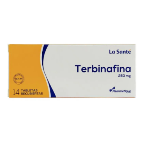 terbinafina 250 mg x 14 tabletas