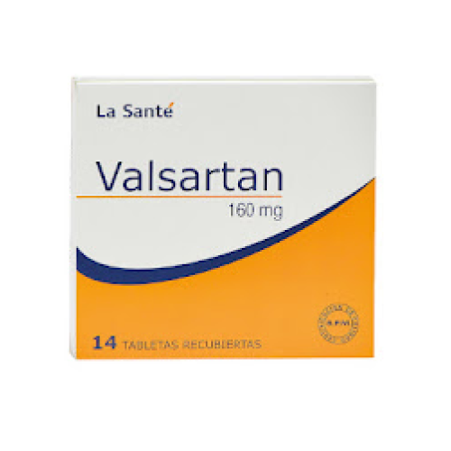 valsartan 160 mg x 14 tabletas recubiertas