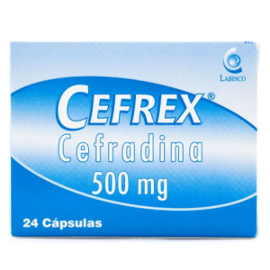 Cefrex 500 Mg X 24 Cápsulas