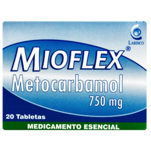 Mioflex 750 Mg X 20 Tabletas