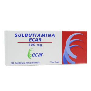 sulbutiamina 200 mg x 30 tabletas