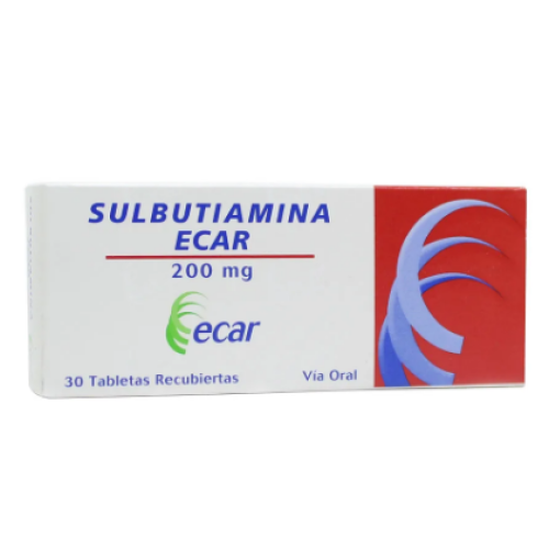 sulbutiamina 200 mg x 30 tabletas