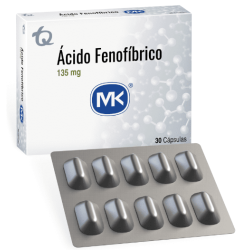 Ácido Fenofíbrico 135 Mg Caja X 30 Cápsulas