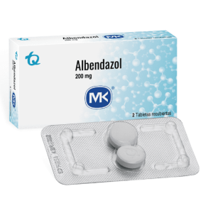 Albendazol Mk 200 Mg Caja X 2 tabletas