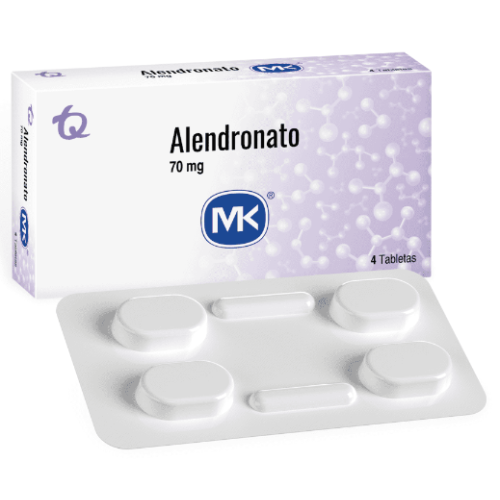 Alendronato 70 Mg Caja X 4 Tabletas 