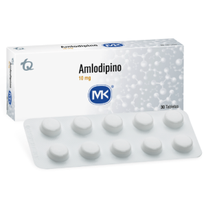 Amlodipino 10 Mg Caja X 30 Tabletas 