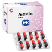 Amoxicilina Mk 500 Mg Caja X 60 cápsulas