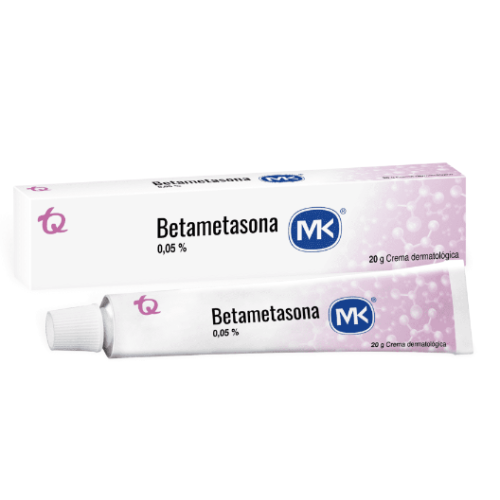 Betametasona 0.05% Mk Crema dermatológica Tubo X 20 Gramos 