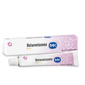 Betametasona Mk 0,1% crema dermatológica Tubo X 20 gramos 
