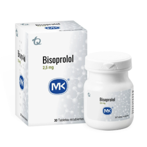 Bisoprolol MK 2.5 miligramos X 30 tabletas