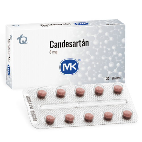 Candesartán 8 Mg Caja X 30 Tabletas 