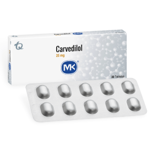 Carvedilol 25 Mg Caja X 30 Tabletas