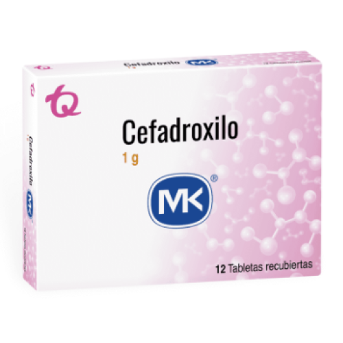 Cefadroxilo Mk 1 Gramo Caja X 12 tabletas recubiertas