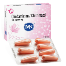 Clindamicina + Clotrimazol MK X 7 óvulos