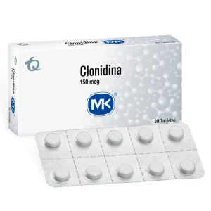 Clonidina Mk 150 Mcg Caja X 20 tabletas