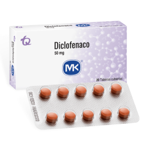 Diclofenaco Mk 50 Mg Caja X 20 tabletas