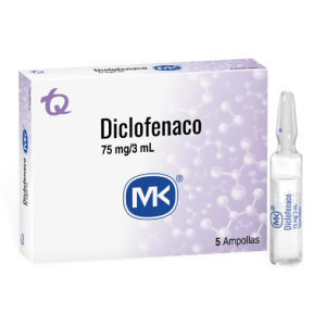 Diclofenaco Mk 75 Mg/ 3 Ml Caja X 5 Ampollas 
