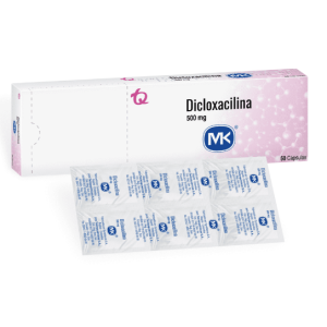 Dicloxacilina Mk 500 Mg Caja X 50 cápsulas