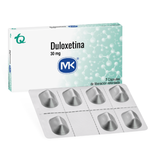 Duloxetina Mk 30 Mg Caja X 7 cápsulas