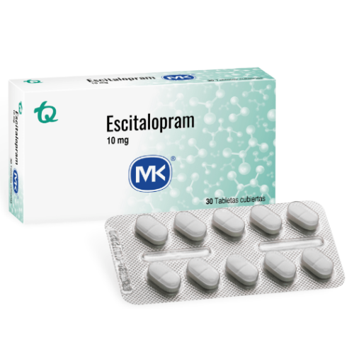 Escitalopram 10 Mg Mk Caja X 30 Tabletas