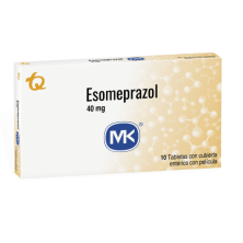 Esomeprazol 40 Mg Mk Caja X 10 Tabletas con cubierta entérica con película 