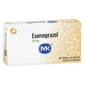 Esomeprazol Mk 20 Mg Caja X 30 Tabletas con cubierta entérica con película  