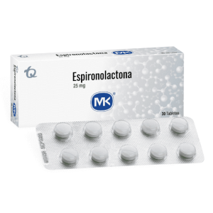 Espironolactona Mk 25 Mg Caja X 30 tabletas