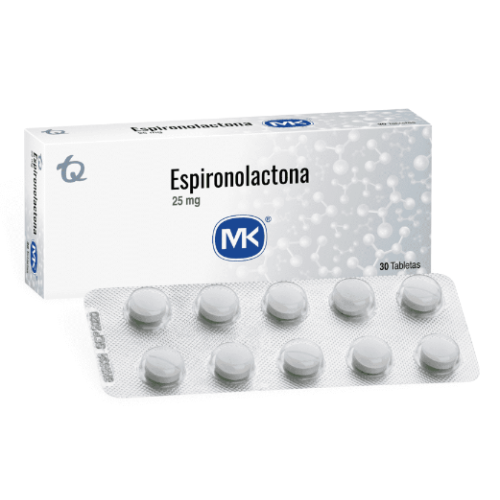 Espironolactona Mk 25 Mg Caja X 30 tabletas