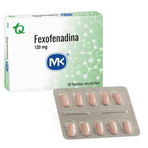 Fexofenadina Mk 120 Mg Caja X 10 tabletas