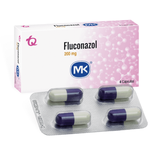 Fluconazol Mk 200 Mg Caja X 4 cápsulas
