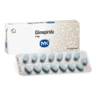 Glimepirida Mk 4 Mg Caja X 15 comprimidos