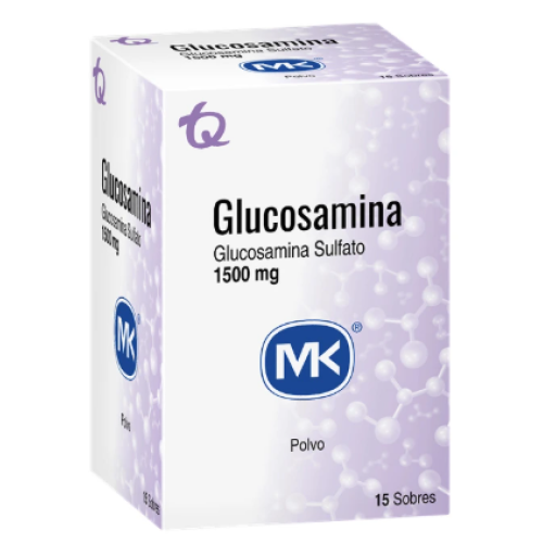 Glucosamina MK 1500 miligramos X 15 sobres