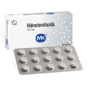 Hidroclorotiazida Mk 12,5 Mg Caja X 30 tabletas