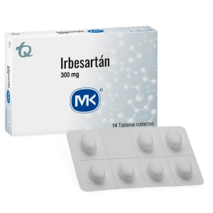 Irbesartán Mk 300 Mg Caja X 14 tabletas