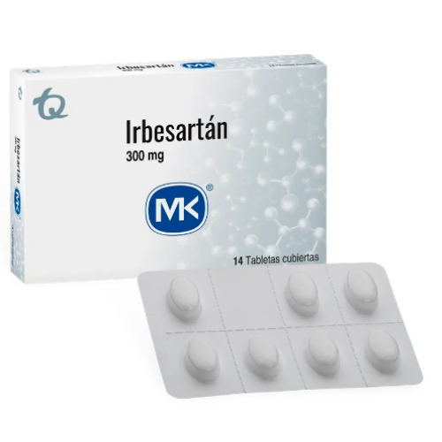 Irbesartán Mk 300 Mg Caja X 14 tabletas