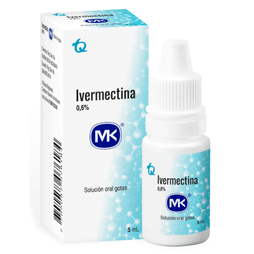 Ivermectina 0,6% Mk gotas Frasco X 5 Ml
