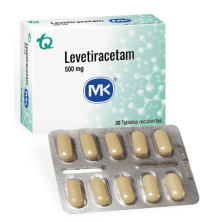 Levetiracetam 500 MG Caja X 30 Tabletas Recubiertas