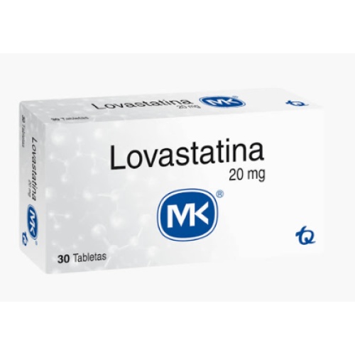 Lovastatina MK 20 miligramos X 30 tabletas