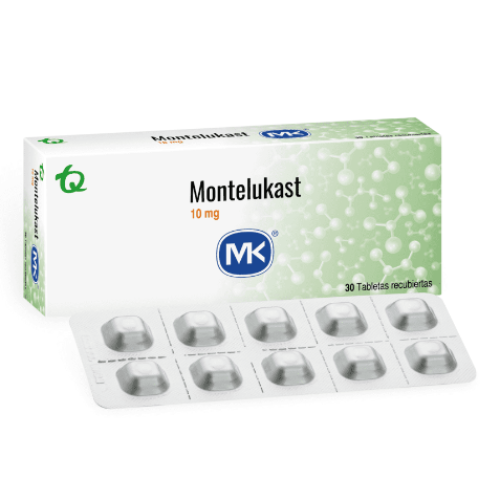 Montelukast Mk 10 Mg Caja X 30 tabletas