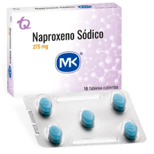 Naproxeno 275 Mg MK Caja X 10 Tabletas