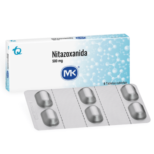 Nitazoxanida Mk 500 Mg Caja X 6 tabletas