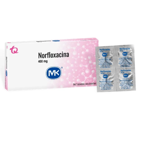 Norfloxacina Mk 400 Mg Caja X 14 tabletas