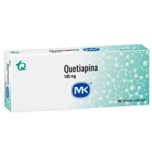 Quetiapina MK 100 miligramos X 30 tabletas
