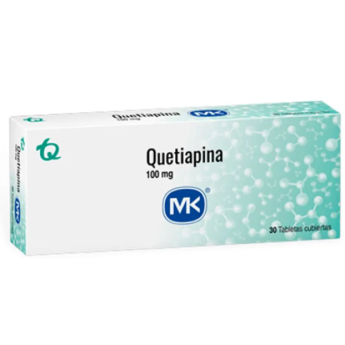 Quetiapina MK 100 miligramos X 30 tabletas