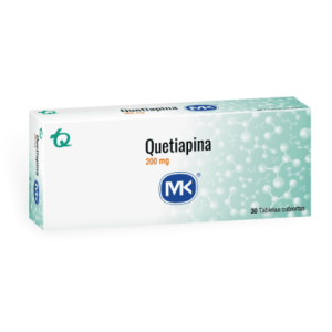 Quetiapina MK 200 miligramos X 30 tabletas