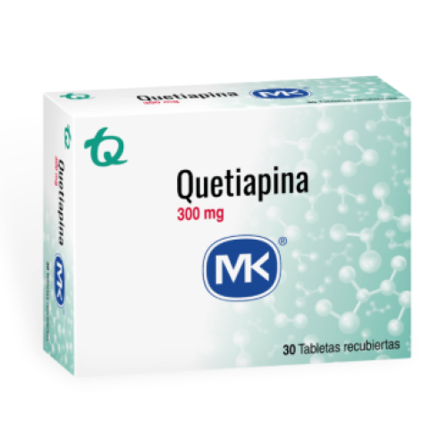 Quetiapina MK 300 miligramos X 30 tabletas