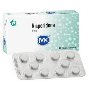 Risperidona Mk 1 Mg Caja X 20 tabletas