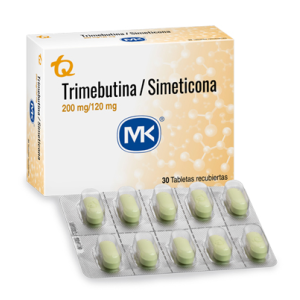Trimebutina + simeticona 200 Mg/120 Mg Caja X 30 tabletas