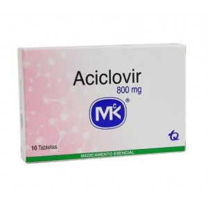 Aciclovir 800 Mg Caja X 10 tabletas