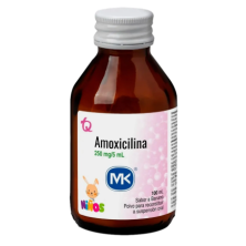 Amoxicilina MK Suspensión 250Mg/ 5Ml Frasco X 100 Ml
